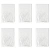 vidaXL Arkusz przeciwkurzowy 6 pcs przezroczysty 400 x 500 cm HDPE