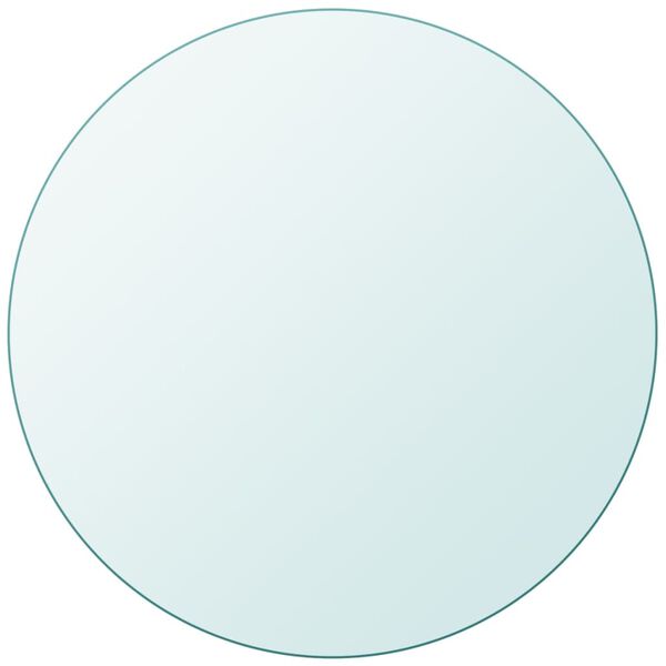 vidaXL Blat stołu szklany, okrągły 400 mm