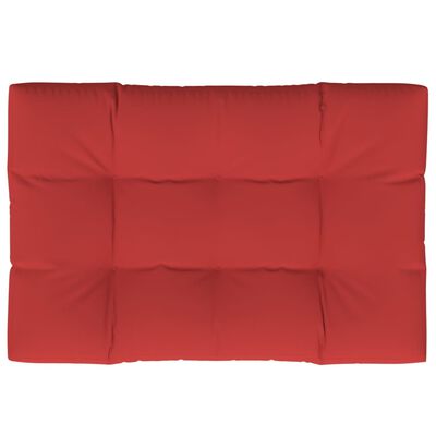vidaXL Poduszka na paletę, czerwona, 120x80x12 cm, tkanina