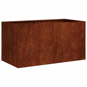 vidaXL Doniczka Rusty 80x40x40 cm Stal nierdzewna
