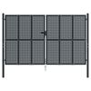 vidaXL Brama ogrodowa antracytowa 300x200 cm stalowa