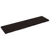 vidaXL Blat stołu, ciemnobrązowy, 200x50x(2-6) cm, lite drewno dębowe