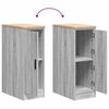 vidaXL Garażowa szafka do przechowywania Szara Sonoma 30x51x85 cm