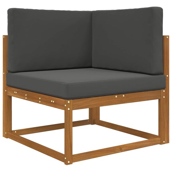 vidaXL Poduszka do sofy na zewnątrz 3 pcs Antracyt Poliester