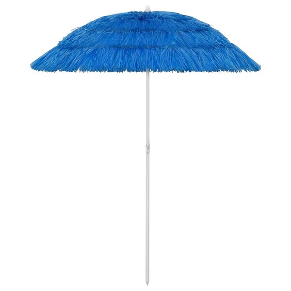 vidaXL Parasol plażowy w hawajskim stylu, niebieski, 180 cm