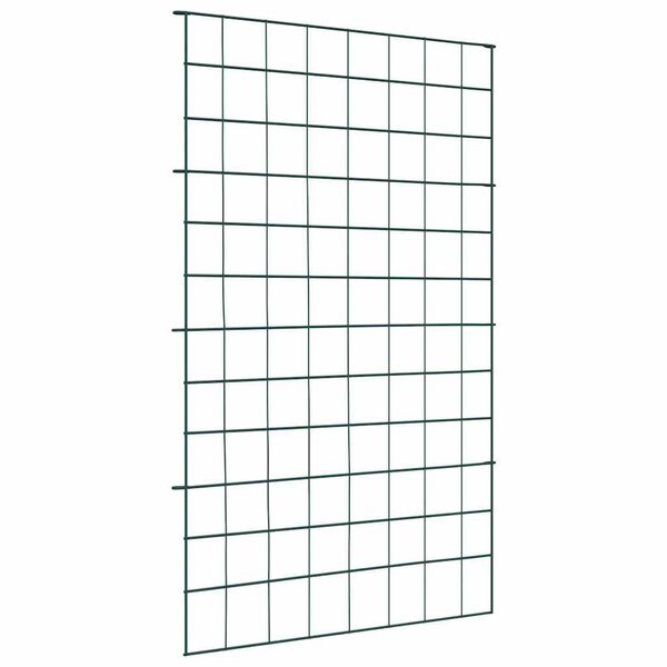 vidaXL Zestaw Ogrodzenia Stawu 8 pcs Zielony 50 x 80 cm Stal