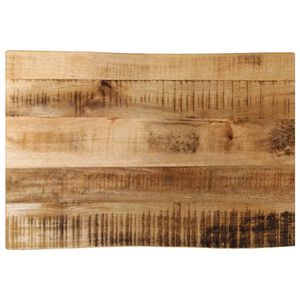 vidaXL Blat stołu z naturalną krawędzią, 50x40x2,5 cm, drewno mango