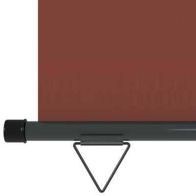 vidaXL Markiza boczna na balkon, 145x250 cm, brązowa