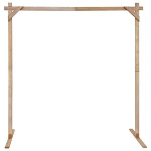 vidaXL Łuk Ślubny Jasny Brąz 225 x 95 x 226 cm Lite drewno sosnowe