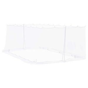 vidaXL Siatka na komary do altany 220 mesh Biały 6 x 3 x 2 m Poliester