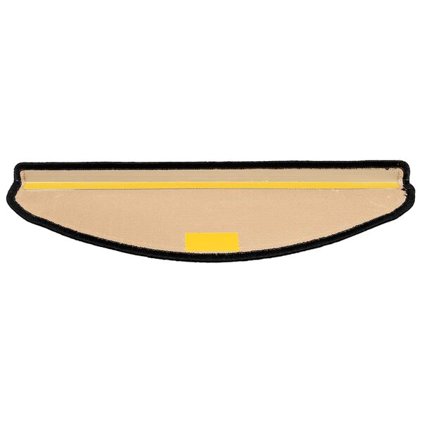 vidaXL Przylepne nakładki na schody, 15 szt., czarno-szare, 65x21x4 cm