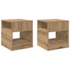 vidaXL Stolik końcowy 2 pcs Dąb rzemieślniczy 40,5 x 40 x 45 cm