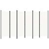 vidaXL Parawan 6-panelowy, biały, 300 x 180 cm