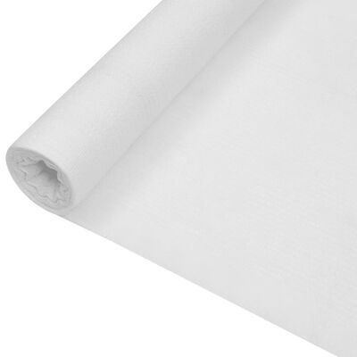 vidaXL Siatka cieniująca, biała, 1,2x10 m, HDPE, 150 g/m²