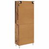 vidaXL Highboard z szufladą Stare drewno 69,5 x 34 x 90 cm