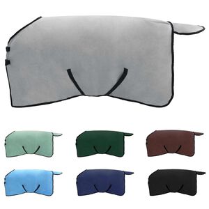 vidaXL Koc dla Koni Pełny jasnoszary i r&oacute;żowy Poliester