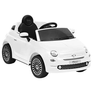 vidaXL Elektryczny samoch&oacute;d jeździk Fiat 500, biały