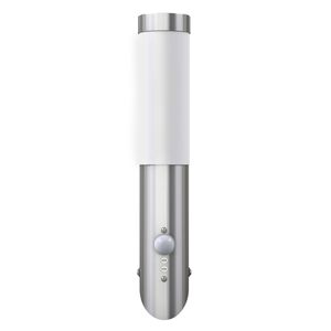 vidaXL Lampa ogrodowa, ścienna z czujnikiem ruchu
