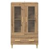 vidaXL Highboard z szufladą Dąb rzemieślniczy 70 x 31 x 115 cm