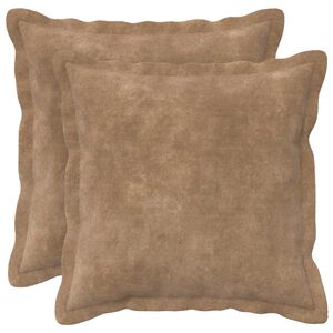 vidaXL Poszewka na poduszkę 2 pcs HOUTEN Ciemnoszary 30 x 30 cm