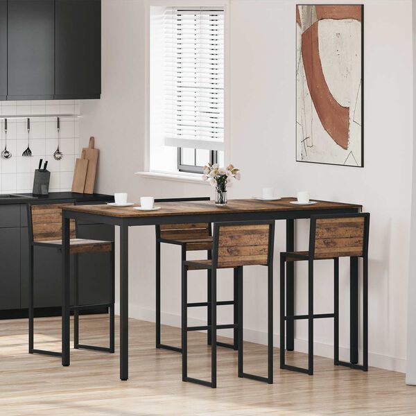 vidaXL Stojący St&oacute;ł Barowy Materiał drewnopochodny