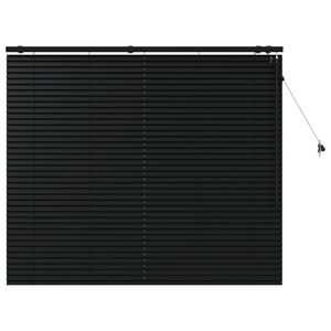 vidaXL Żaluzja wenecka Czarny 150 x 130 cm 35 mm