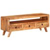 vidaXL Szafka pod telewizor, 110x30x40 cm, lite drewno akacjowe
