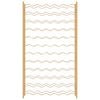 vidaXL Stojak na 72 butelki wina, złoty, metalowy