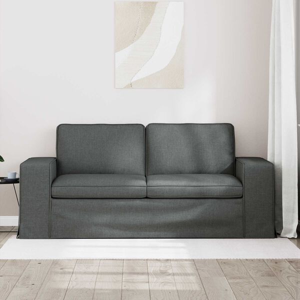 vidaXL Sofa Ciemnoszary
