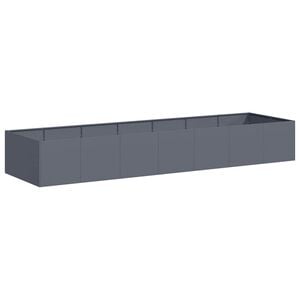 vidaXL Doniczka Antracyt 280x80x40 cm Stal