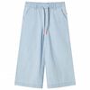 vidaXL Spodnie dziecięce, jasny niebieski denim, 104