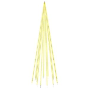 vidaXL Choinka do montażu na maszcie, 732 ciepłych białych LED, 500 cm
