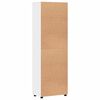 vidaXL Highboard FLORIN Biały 60 x 35 x 182 cm Materiał drewnopochodny