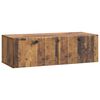 vidaXL Szafka RTV montowana na ścianie Stare drewno 98 x 41 x 30 cm