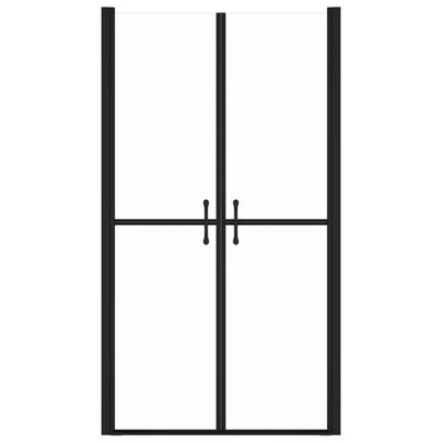 vidaXL Drzwi prysznicowe, przezroczyste, ESG, (88-91)x190 cm