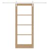 vidaXL Drzwi przesuwne ORKDAL Naturalny 83 x 202 cm