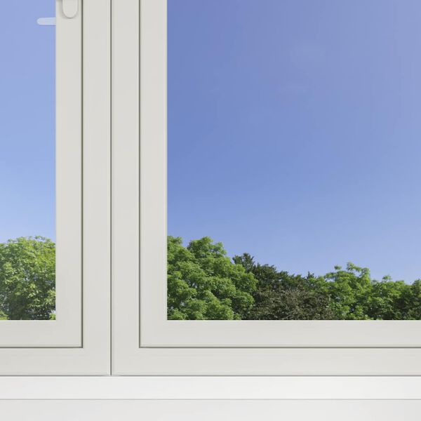 vidaXL Folie okienne, odblaskowe, 3 szt., srebrne, PVC