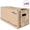 vidaXL Skrzynka przeprowadzka 20 pcs Naturalny 59 x 31,5 x 31,5 cm