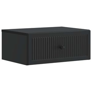 vidaXL Szafka Nocna Czarny 49 x 34,5 x 20 cm Drewno inżynieryjne