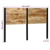 vidaXL Zagł&oacute;wek 160 cm lite drewno mango i żelazo