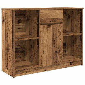 vidaXL Komoda z szufladą Stare drewno 101x35x76 cm Drewno klejone