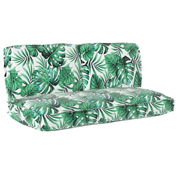 vidaXL Zestaw poduszek Liść 3 pcs Wz&oacute;r liścia Materiał Oxford