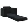 vidaXL Sofa Bed Czarny 98 x 71 x 83 cm Aksamit