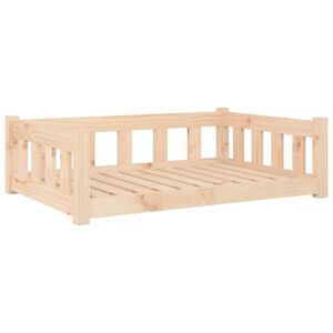 vidaXL Legowisko dla psa, 95,5x65,5x28 cm, lite drewno sosnowe