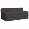 vidaXL Składana Sofa Ł&oacute;żko ciemnoszary 120 x 60 x 49 cm tkanina