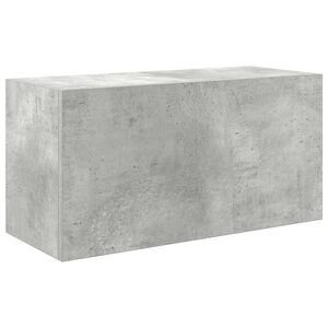 vidaXL Wisząca szafka łazienkowa, szarość betonu, 60x25x30 cm
