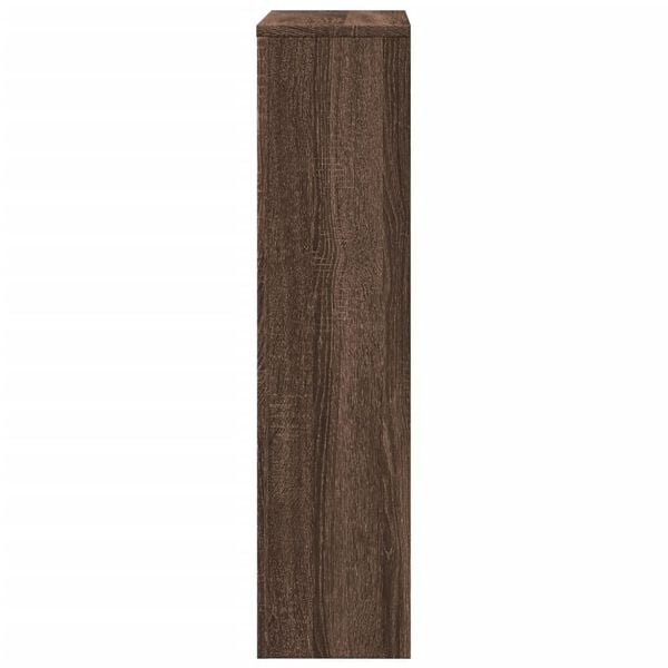 vidaXL Osłona na grzejnik, brązowy dąb, 78x20x82 cm