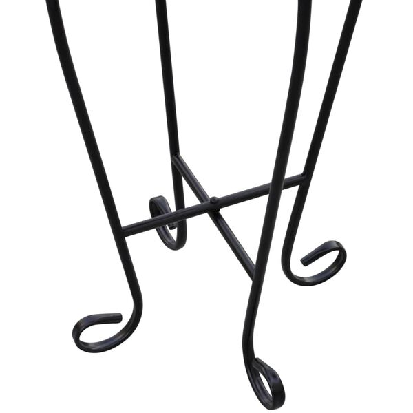 vidaXL Stolik boczny z mozaikowym blatem, zielono-biały