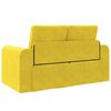 vidaXL Sofa Bed 60cm Ż&oacute;łty Aksamit