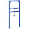 vidaXL Wsparcie Ścienne dla Systemu Umywalki Niebieski 50 x 3 x 112 cm